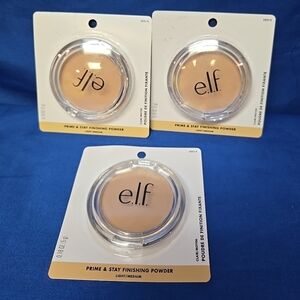 3pc Lot Elf Prime & Stay Finishing Powder Light/Medium